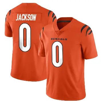 ＃0 Men's Raymond Jackson Orange Limited Cincinnati Bengals Vapor Untouchable Jersey