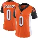 ＃0 Women's Raymond Jackson Orange Limited Cincinnati Bengals Vapor Untouchable Jersey
