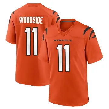 ＃11 Youth Logan Woodside Orange Game Cincinnati Bengals Jersey