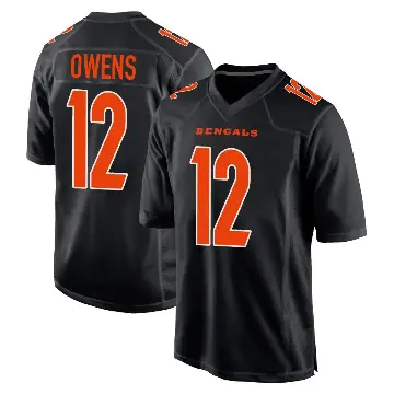 ＃12 Youth Rashod Owens Black Game Cincinnati Bengals Fashion Jersey