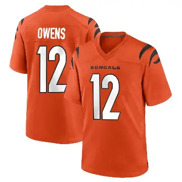 ＃12 Youth Rashod Owens Orange Game Cincinnati Bengals Jersey