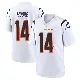 ＃14 Men's Jordan Moore White Game Cincinnati Bengals Jersey