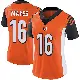 ＃16 Women's Jamoi Mayes Orange Limited Cincinnati Bengals Vapor Untouchable Jersey