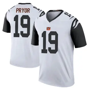 ＃19 Men's Kendric Pryor White Legend Cincinnati Bengals Color Rush Jersey