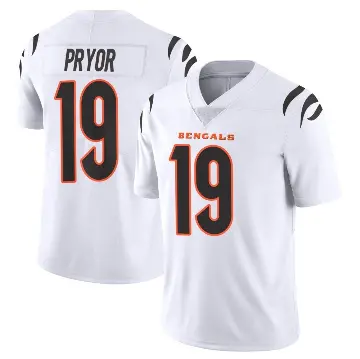 ＃19 Men's Kendric Pryor White Limited Cincinnati Bengals Vapor Untouchable Jersey