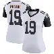 ＃19 Women's Kendric Pryor White Legend Cincinnati Bengals Color Rush Jersey