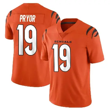 ＃19 Youth Kendric Pryor Orange Limited Cincinnati Bengals Vapor Untouchable Jersey