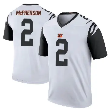 ＃2 Youth Evan McPherson White Legend Cincinnati Bengals Color Rush Jersey