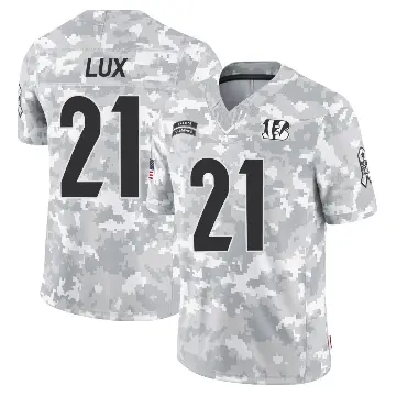 ＃21 Men's Bralyn Lux Arctic Camo Limited Cincinnati Bengals 2024 Salute to Service Jersey