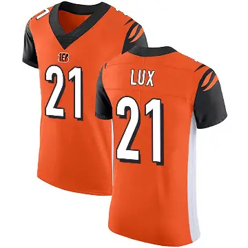 ＃21 Men's Bralyn Lux Orange Elite Cincinnati Bengals Alternate Vapor Untouchable Jersey
