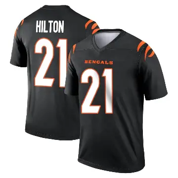 ＃21 Men's Mike Hilton Black Legend Cincinnati Bengals Jersey