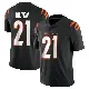 ＃21 Men's Mike Hilton Black Limited Cincinnati Bengals Team Color Vapor Untouchable Jersey