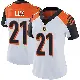 ＃21 Women's Bralyn Lux White Limited Cincinnati Bengals Vapor Untouchable Jersey