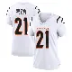 ＃21 Women's Mike Hilton White Game Cincinnati Bengals Jersey