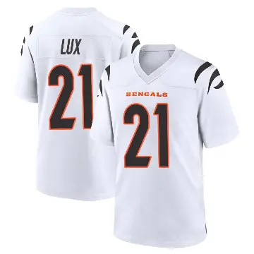 ＃21 Youth Bralyn Lux White Game Cincinnati Bengals Jersey