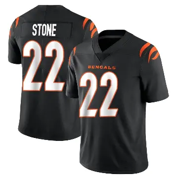 ＃22 Men's Geno Stone Black Limited Cincinnati Bengals Team Color Vapor Untouchable Jersey