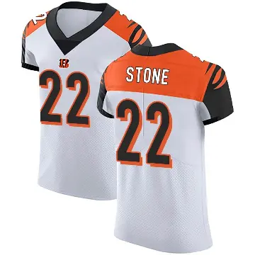 ＃22 Men's Geno Stone White Elite Cincinnati Bengals Vapor Untouchable Jersey