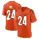 ＃24 Men's Vonn Bell Orange Game Cincinnati Bengals Jersey