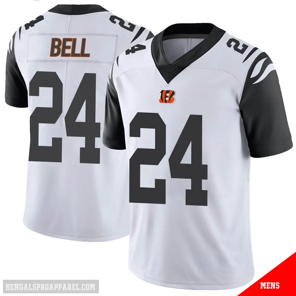 ＃24 Men's Vonn Bell White Limited Cincinnati Bengals Color Rush Vapor Untouchable Jersey