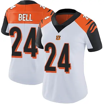 ＃24 Women's Vonn Bell White Limited Cincinnati Bengals Vapor Untouchable Jersey