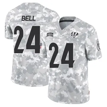 ＃24 Youth Vonn Bell Arctic Camo Limited Cincinnati Bengals 2024 Salute to Service Jersey