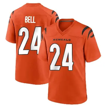 ＃24 Youth Vonn Bell Orange Game Cincinnati Bengals Jersey