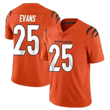 ＃25 Men's Chris Evans Orange Limited Cincinnati Bengals Vapor Untouchable Jersey