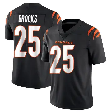 ＃25 Men's Tahj Brooks Black Limited Cincinnati Bengals Team Color Vapor Untouchable Jersey