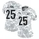 ＃25 Women's Chris Evans Arctic Camo Limited Cincinnati Bengals 2024 Salute to Service Jersey