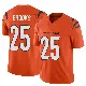 ＃25 Youth Tahj Brooks Orange Limited Cincinnati Bengals Vapor F.U.S.E. Jersey