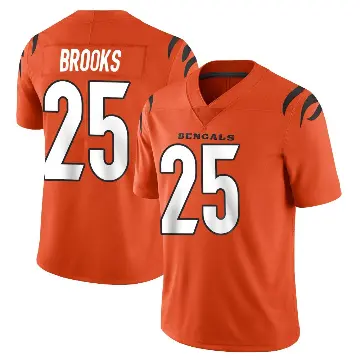 ＃25 Youth Tahj Brooks Orange Limited Cincinnati Bengals Vapor Untouchable Jersey