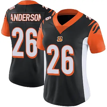 ＃26 Women's Tycen Anderson Black Limited Cincinnati Bengals Team Color Vapor Untouchable Jersey