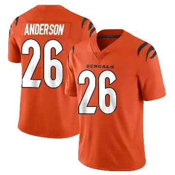 ＃26 Youth Tycen Anderson Orange Limited Cincinnati Bengals Vapor Untouchable Jersey