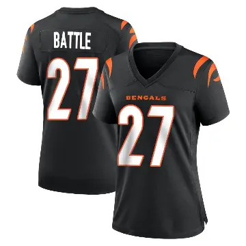 ＃27 Women's Jordan Battle Black Game Cincinnati Bengals Team Color Jersey