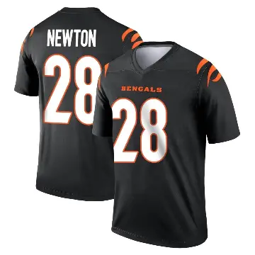 ＃28 Men's Josh Newton Black Legend Cincinnati Bengals Jersey
