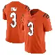 ＃3 Youth Cade York Orange Limited Cincinnati Bengals Vapor Untouchable Jersey
