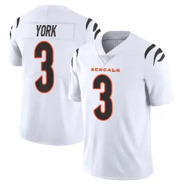 ＃3 Youth Cade York White Limited Cincinnati Bengals Vapor Untouchable Jersey