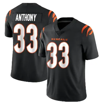 ＃33 Youth Daijahn Anthony Black Limited Cincinnati Bengals Team Color Vapor Untouchable Jersey