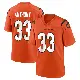 ＃33 Youth Daijahn Anthony Orange Game Cincinnati Bengals Jersey