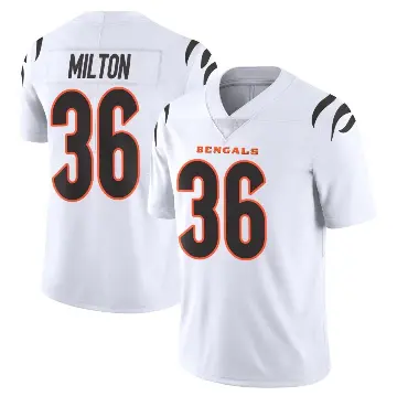 ＃36 Youth Kendall Milton White Limited Cincinnati Bengals Vapor Untouchable Jersey