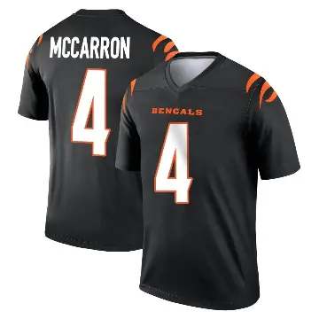 ＃4 Men's AJ McCarron Black Legend Cincinnati Bengals Jersey