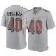 ＃40 Men's Micah Abraham Gray Game Cincinnati Bengals Atmosphere Fashion Jersey