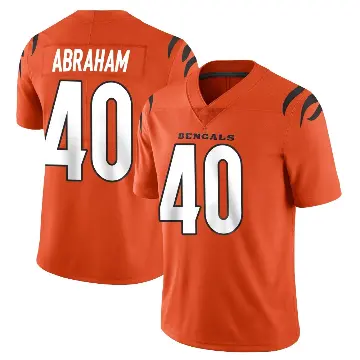 ＃40 Men's Micah Abraham Orange Limited Cincinnati Bengals Vapor Untouchable Jersey