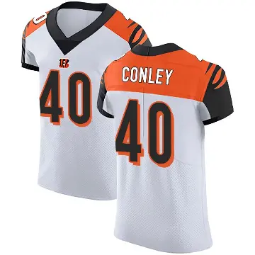 ＃40 Men's Quali Conley White Elite Cincinnati Bengals Vapor Untouchable Jersey