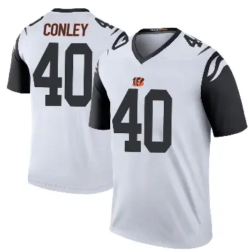 ＃40 Youth Quali Conley White Legend Cincinnati Bengals Color Rush Jersey