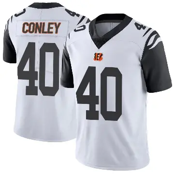＃40 Youth Quali Conley White Limited Cincinnati Bengals Color Rush Vapor Untouchable Jersey