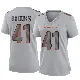 ＃41 Women's Nate Brooks Gray Game Cincinnati Bengals Atmosphere Fashion Jersey