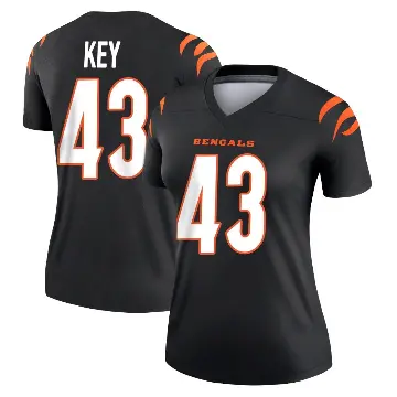 ＃43 Women's Jaylen Key Black Legend Cincinnati Bengals Jersey