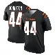 ＃44 Men's Clay Johnston Black Legend Cincinnati Bengals Jersey