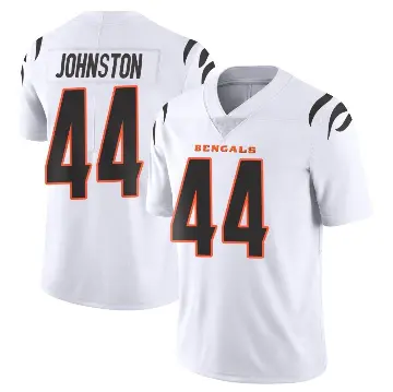 ＃44 Men's Clay Johnston White Limited Cincinnati Bengals Vapor Untouchable Jersey